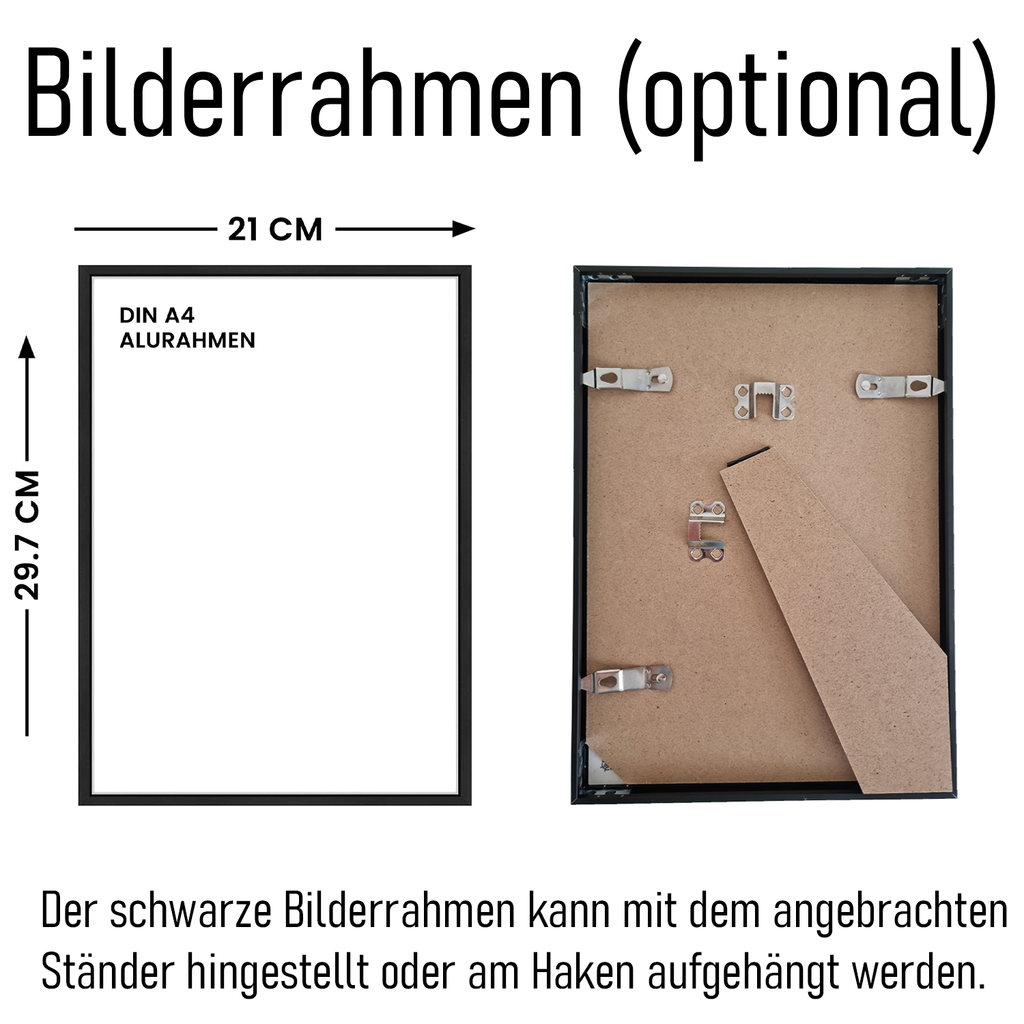 Affirmationsposter Geschenk zum Schulanfang positive Affirmation Einschulung