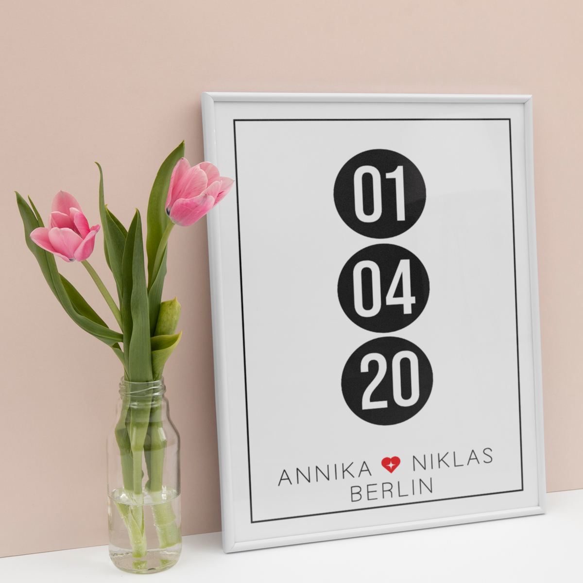 Partner Poster Personalisiert Datum Namen Ort Jahrestag Geschenk zum Hochzeitstag Poster für Paare Verlobte Hochzeitsgeschenk