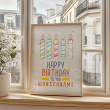 Laden Sie das Bild in den Galerie-Viewer, Personalisiertes Geschenk zum Geburtstag Männer Frauen Kinder Geburtstagsgeschenk Geschenkidee personalisierbar
