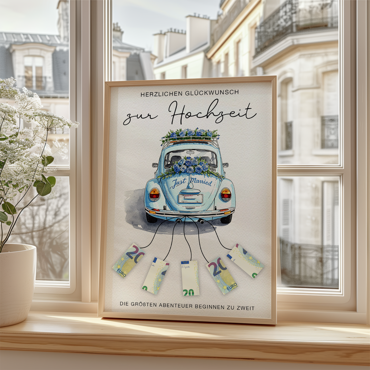 Geldgeschenk Hochzeit | Hochzeitsgeschenk für Brautpaar Geld Hochzeitsgeschenke | Hochzeitsauto Geld kreativ verschenken