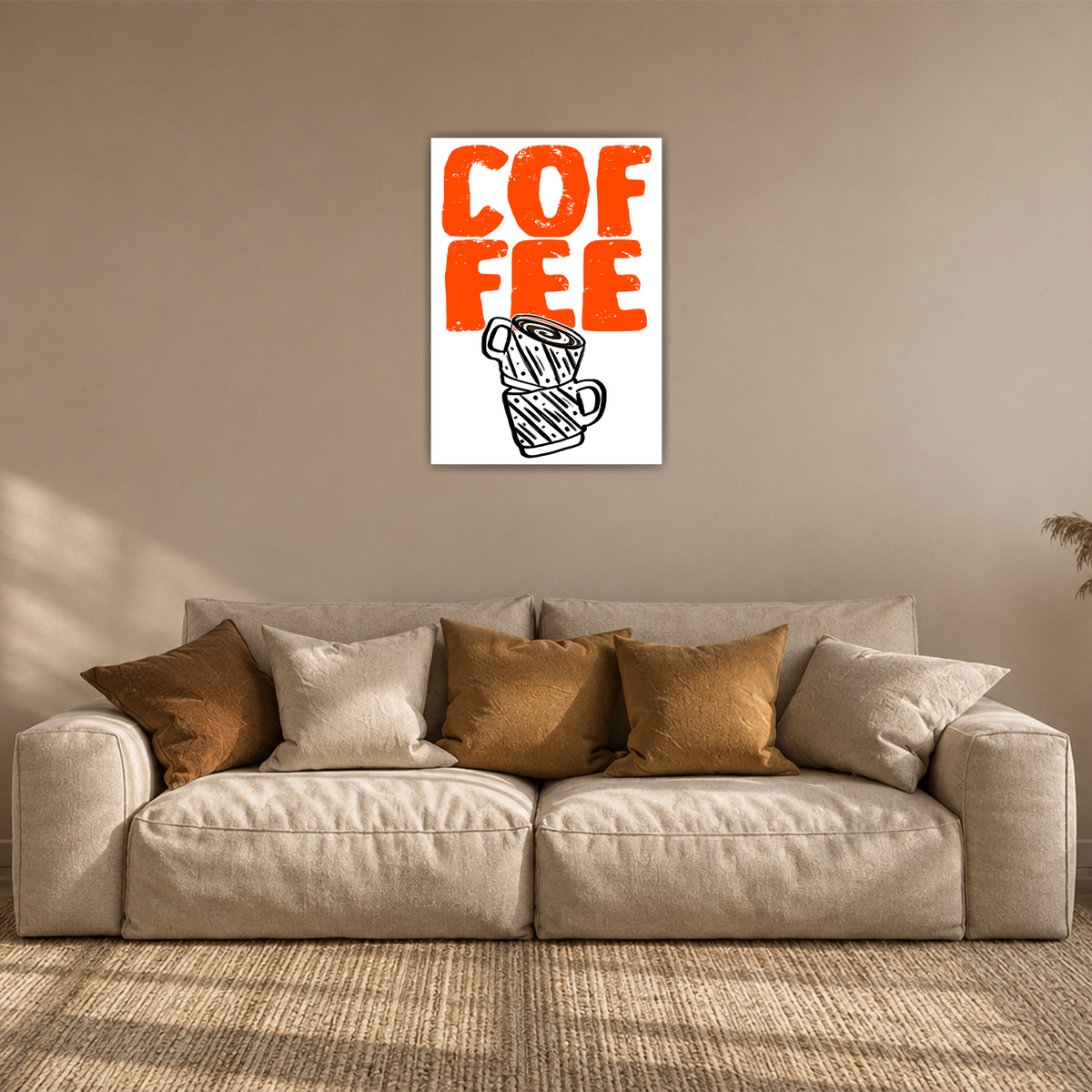 Coffee Poster Vintage Kaffee Wandbild Küche Café Deko Barista