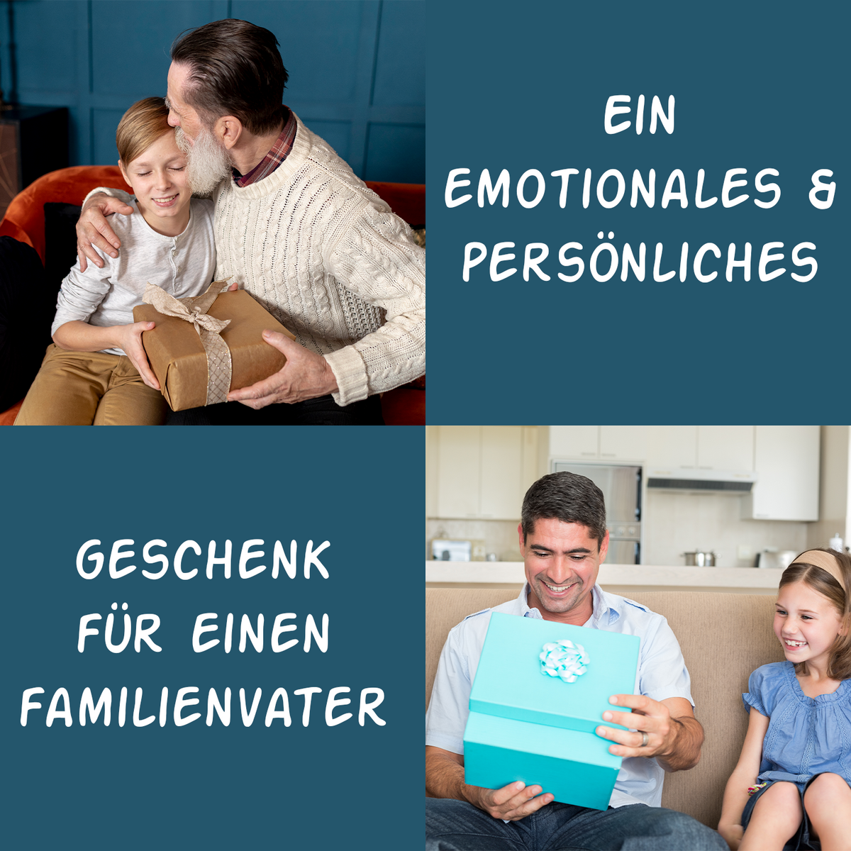 Bester Papa Geschenk personalisiert | Vater Geburtstag Papa Familienbild | Vatertag personalisiertes Geschenk Papa Kinder