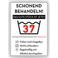 Personalisiertes Geschenk zum 37. Geburtstag Frau Mann Wäsche Lustige Geschenkidee 37 Jahre Geburtstagskarte Witzige Party Deko