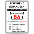 Schonend behandeln 84 Poster – lustiges Geschenk zum 84. Geburtstag, personalisiert mit Name