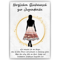 Geldgeschenk zur Jugendweihe Geschenkidee Mädchen Jugendweihe Spruch Geldgeschenk Jugendweihe Karte Deko