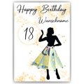 Geldgeschenk zum 18. Geburtstag Personalisiert Frauen Geburtstagsgeschenk Freundin Geld Geschenk personalisierbar