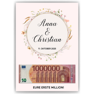 Hochzeitsgeschenk Personalisiert Geldgeschenk Hochzeit personalisierbar