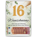 Personalisiertes Geschenk zum 16. Geburtstag Männer Frauen Geburtstagsgeschenk Geschenk