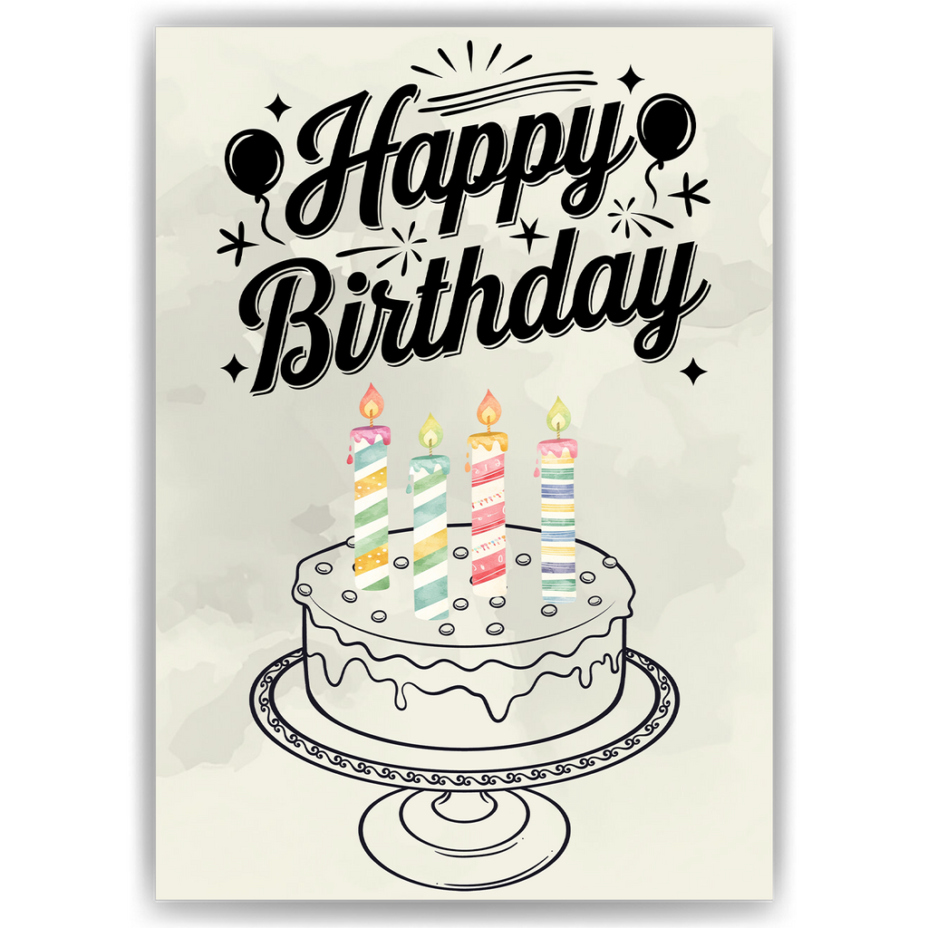 Geschenk zum Geburtstag Geschenkidee Geburtstagskarte