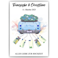 Hochzeitsgeschenk Personalisiert Geldgeschenk Hochzeitsauto Brautpaar Geld verschenken Hochzeit personalisierbar