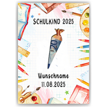 Laden Sie das Bild in den Galerie-Viewer, Personalisiertes Geldgeschenk Einschulung Geschenk Schulanfang Schultüte
