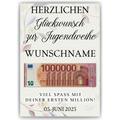 Jugendweihe Geldgeschenk Personalisiert Geschenkidee
