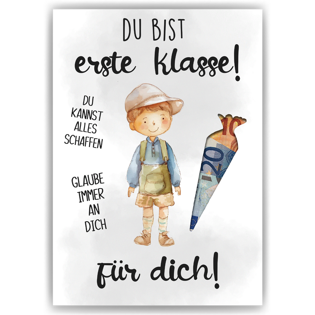 Einschulung Geldgeschenk Jungen Schulanfang Erstklässler Geschenkidee Schulkind