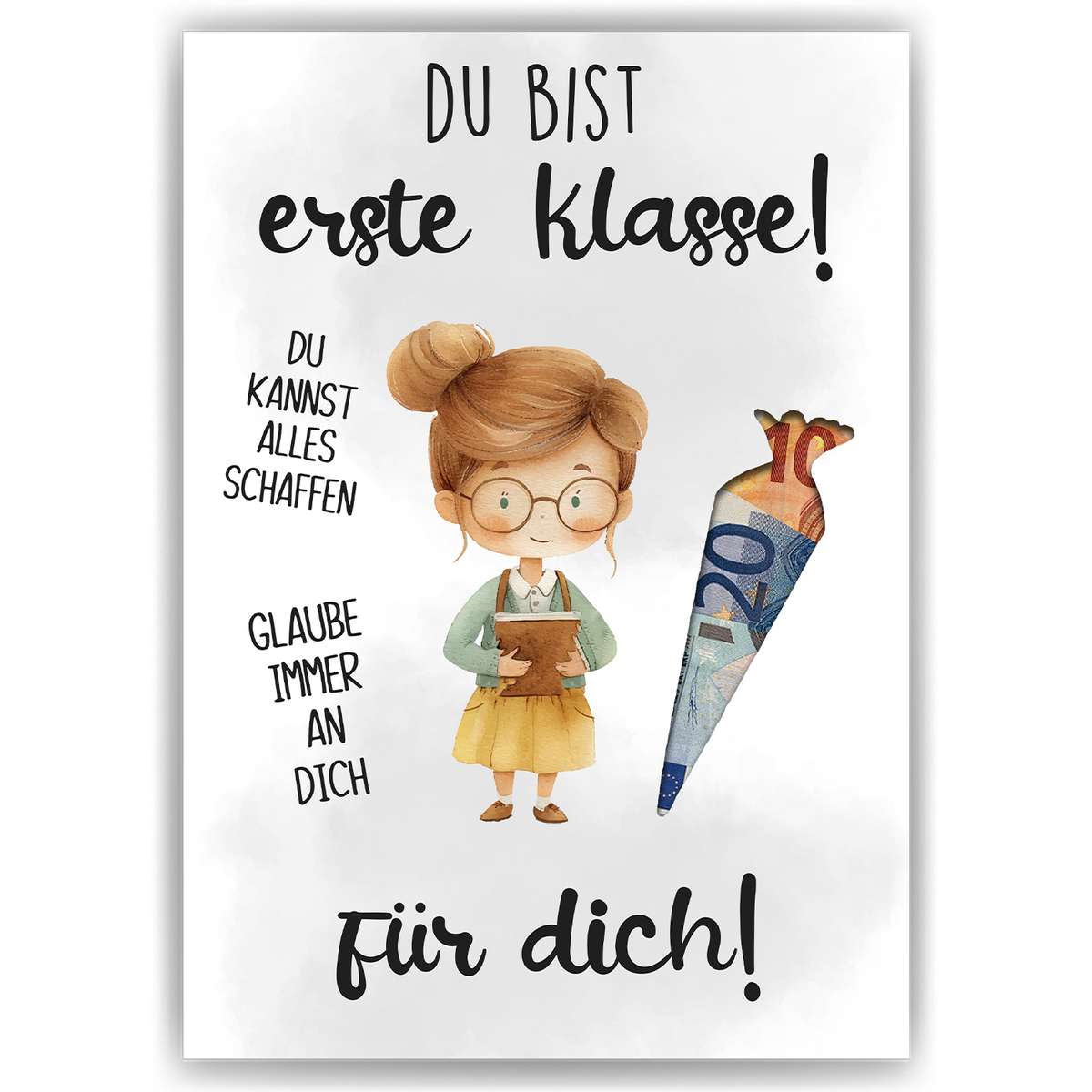 Einschulung Geldgeschenk Mädchen Schulanfang Erstklässler Geschenkidee Schulkind