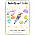 Geldgeschenk zur Einschulung Personalisiert Schulanfang Schultüte Schulanfänger