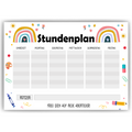 Einschulung Stundenplan Geschenk zum Schulanfang Schulkind Geschenkidee