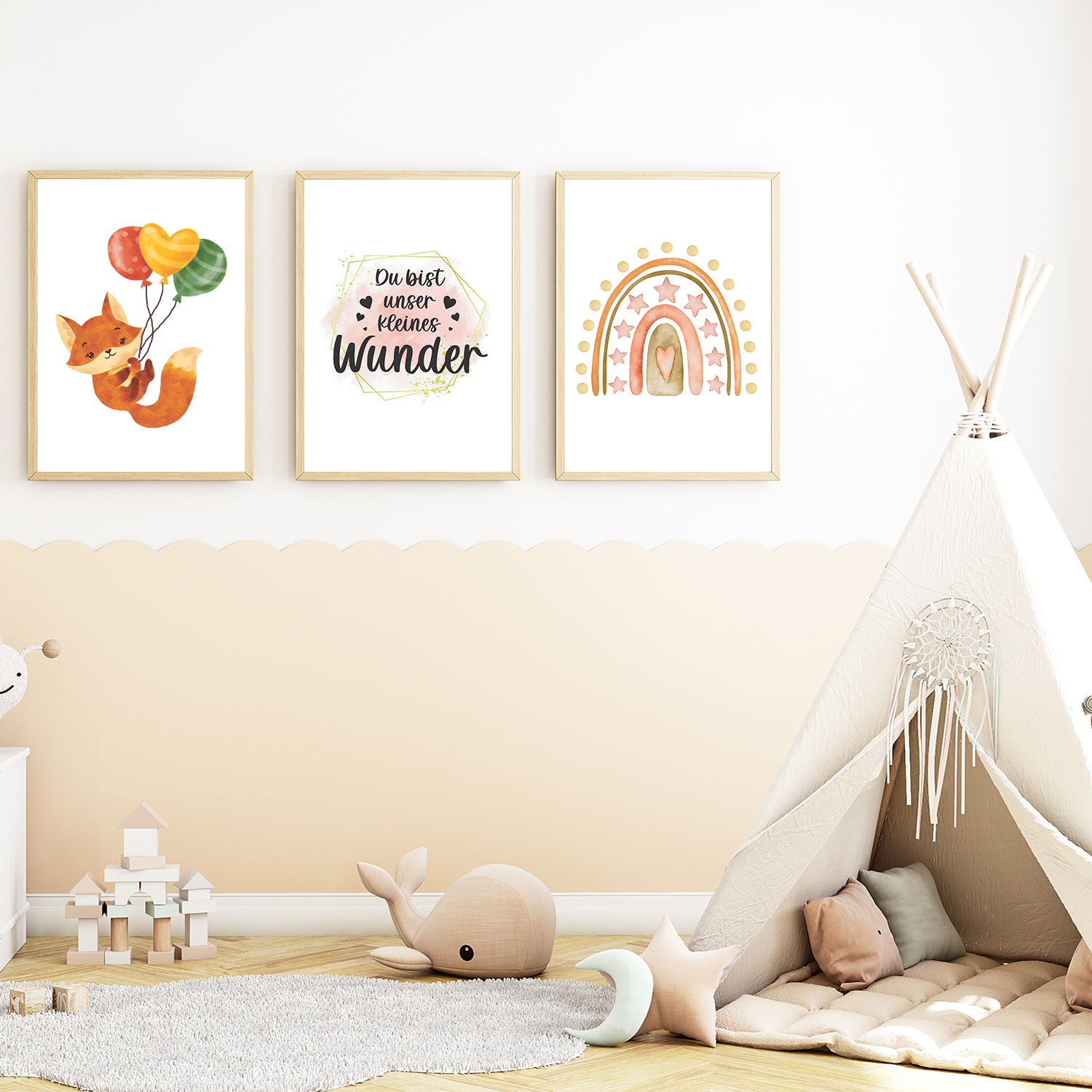 Whaline Fensteraufkleber Alphabet | 9 Bögen Mit Groß- & Kleinbuchstaben | Wiederverwendbar | Für Kinderzimmer & Schule