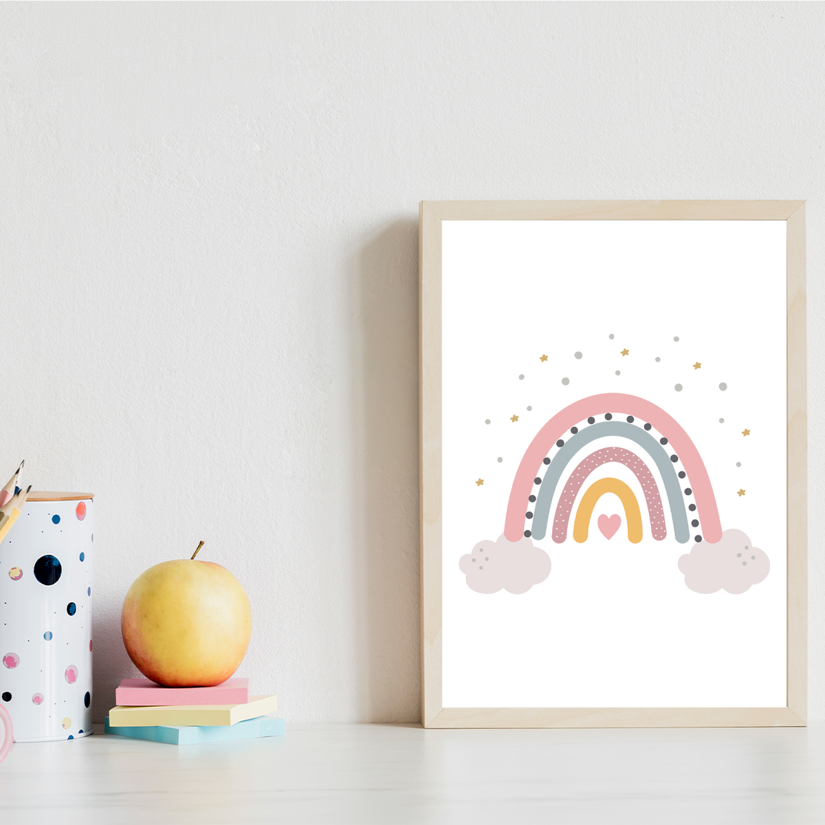 ABC Zahlen Kinderposter 3er Set Lernposter Alphabet | Kinderzimmer Wandbilder Einschulung Kindergarten Grundschule Lernhilfe für Kinder