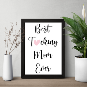Beste Mama Kunstdruck Poster Muttertag Geschenk Dankeschön Mutter Poster Wandbild Mama Geburtstag Weihnachten
