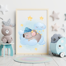 Laden Sie das Bild in den Galerie-Viewer, 3er Set Poster für Kinderzimmer Bilder Babyzimmer Babyparty Kinderposter Koala Mama
