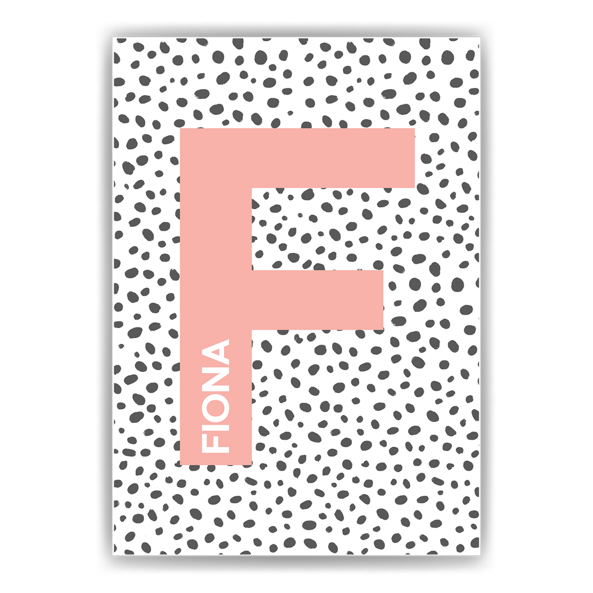 Personalisiertes Wandbild | Buchstabe Name Kinderzimmer Babyposter Kinderposter Geschenk