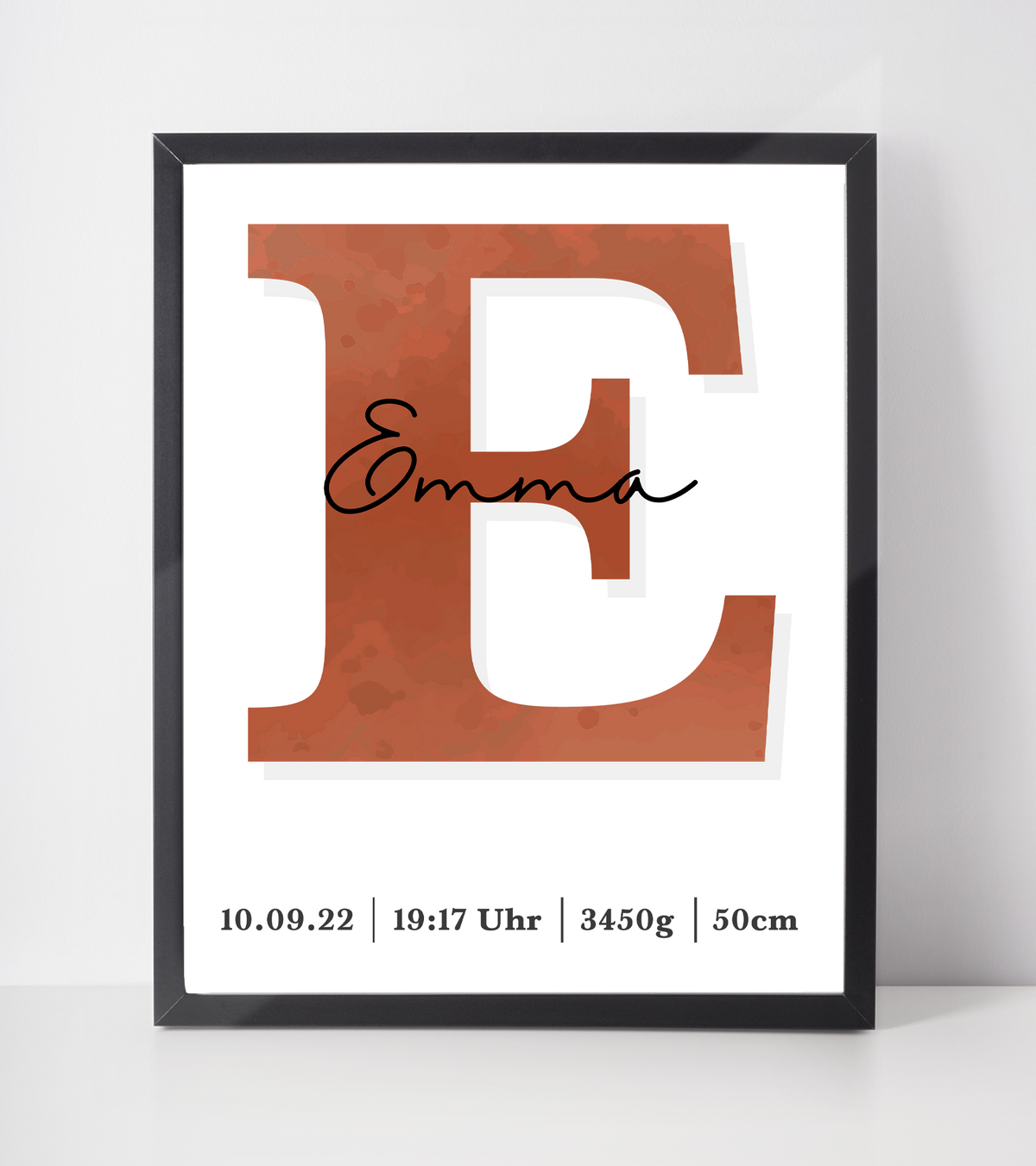 Geburtsposter personalisiert | Geschenk zur Geburt Babyposter | Kinderzimmer Babygeschenk
