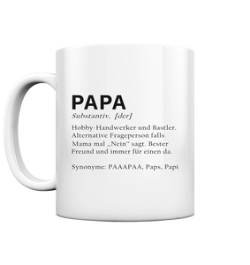 Papa Definition Handwerker Bastler Tasse