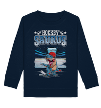 Laden Sie das Bild in den Galerie-Viewer, Dinosaurier Eishockey Dino Kinder Sweatshirt
