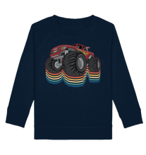 Laden Sie das Bild in den Galerie-Viewer, Monstertruck Retro Monster Truck Kinder Langarm Sweatshirt
