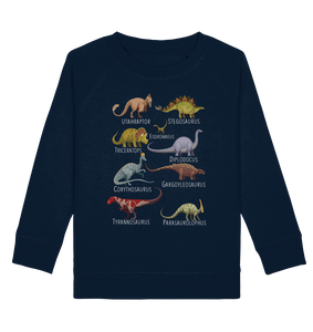 Dinosaurier Arten Mädchen Dino Kinder Sweatshirt