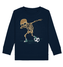 Laden Sie das Bild in den Galerie-Viewer, Fußballspieler Skelett Fußballer Motiv Fußball Sweatshirt
