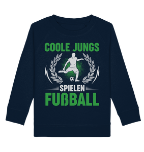 Coole Jungs Spielen Fußball Sweatshirt