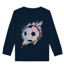 Laden Sie das Bild in den Galerie-Viewer, Fußballspieler Mädchen Fußballer Kinder Fußball Pastel Sweatshirt
