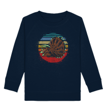 Laden Sie das Bild in den Galerie-Viewer, Dino Retro Triceratops Kinder Dinosaurier Sweatshirt
