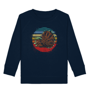 Dino Retro Triceratops Kinder Dinosaurier Sweatshirt