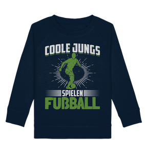 Coole Jungs Fußballer Kinder Fußballspieler Fußball Sweatshirt