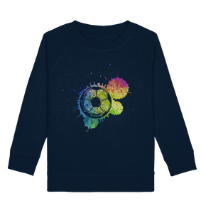 Fußballspieler Fußballer Kinder Fußball Splash Buntes Sweatshirt