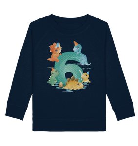 Dinosaurier 6 Jahre alt Dino 6. Geburtstag Sweatshirt