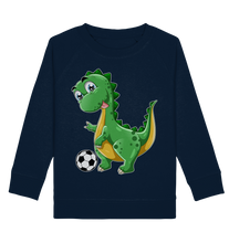 Laden Sie das Bild in den Galerie-Viewer, Fußball Jungs Fußballer Dinosaurier Fußballspieler Sweatshirt
