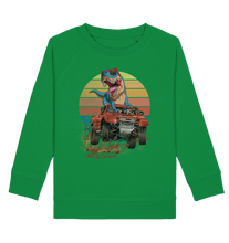 Laden Sie das Bild in den Galerie-Viewer, Dinosaurier Retro Monstertruck Trex Dino Kinder Sweatshirt
