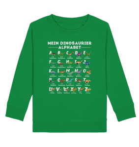 Dinosaurier Alphabet Schulkind Dino ABC Kinder Sweatshirt