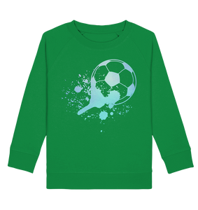 Fußballspieler Splash Fußballer Kinder Fußball Sweatshirt