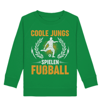 Laden Sie das Bild in den Galerie-Viewer, Fußball Jungen Fußballer Kinder Fußballspieler Sweatshirt
