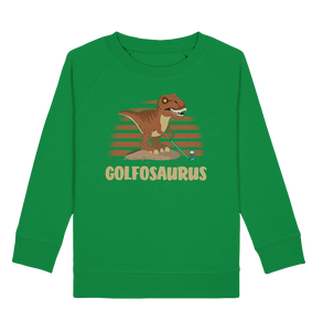 Dinosaurier Golf Dino Kinder Sweatshirt
