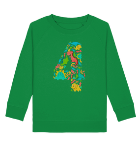 4. Geburtstag Dinosaurier 4 Jahre Dino Kinder Sweatshirt