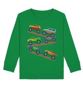 Monster Truck Kinder Monstertruck Jungen Langarm Sweatshirt