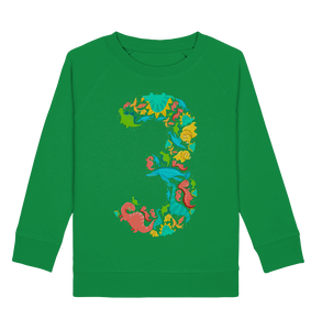 Dinosaurier 3 Jahre alt Dino 3. Geburtstag Sweatshirt
