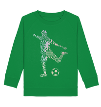 Laden Sie das Bild in den Galerie-Viewer, Fußball Motiv Fußballer Silhouette Fußballspieler Sweatshirt
