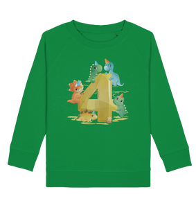 Dinosaurier 4 Jahre alt Dino 4. Geburtstag Sweatshirt