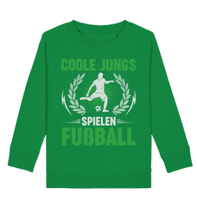Coole Jungs Spielen Fußball Sweatshirt